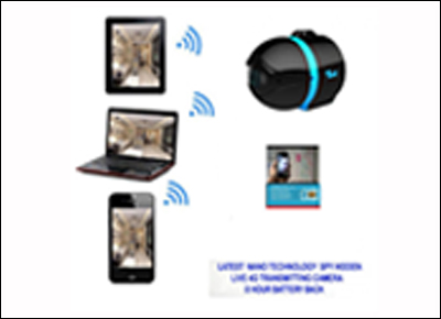 Spy Latest Nano Technology Live 4G Transmitting Camera